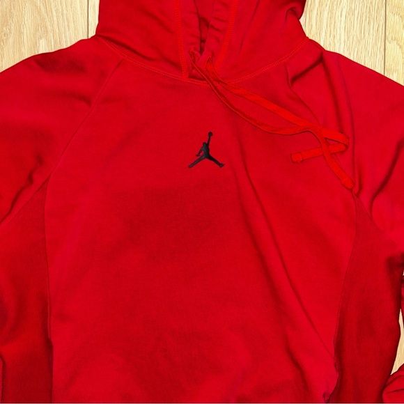 Jordan Sport Crossover Men's Dri-FIT Fleece Pullover Hoodie Gym Red Size Small - Picture 4 of 11